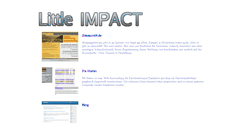 Desktop Screenshot of littleimpact.de