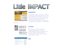 Tablet Screenshot of littleimpact.de